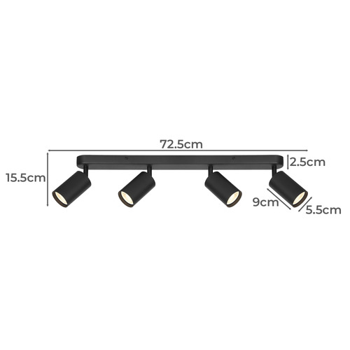 Atmore 4 Light Bar Spotlight