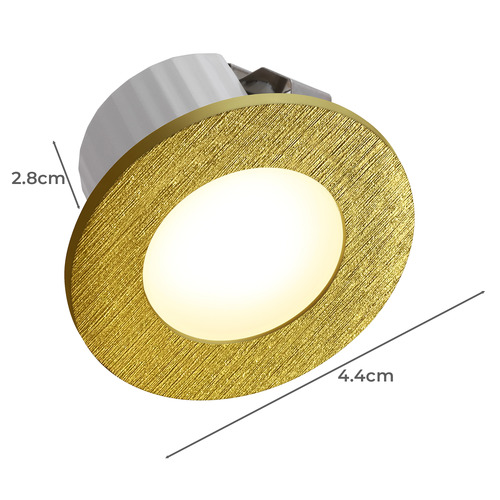 Cairo Round LED Recessed Wall Light