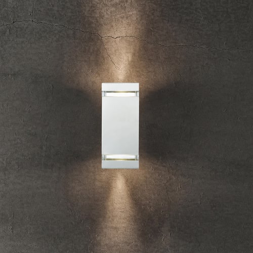 Ptak 2 Light Stainless Steel Wall Light