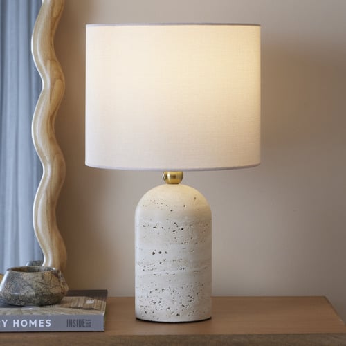 Bondi Travertine Table Lamp