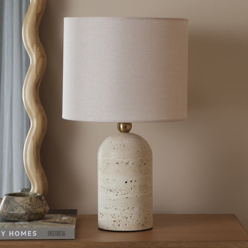 Bondi Travertine Table Lamp