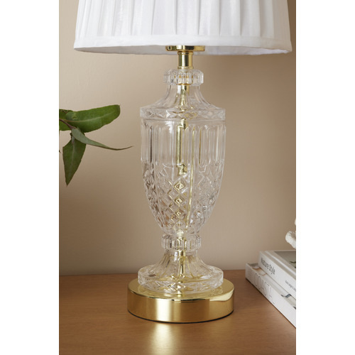Haniel Iron & Glass Table Lamp