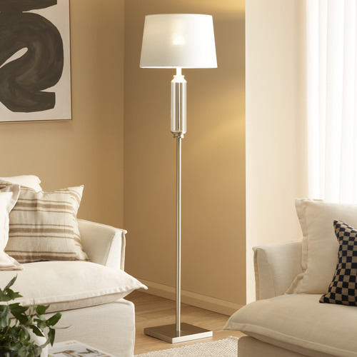 Emilia Iron & Glass Floor Lamp