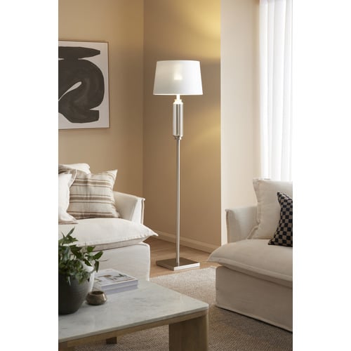 Emilia Iron & Glass Floor Lamp