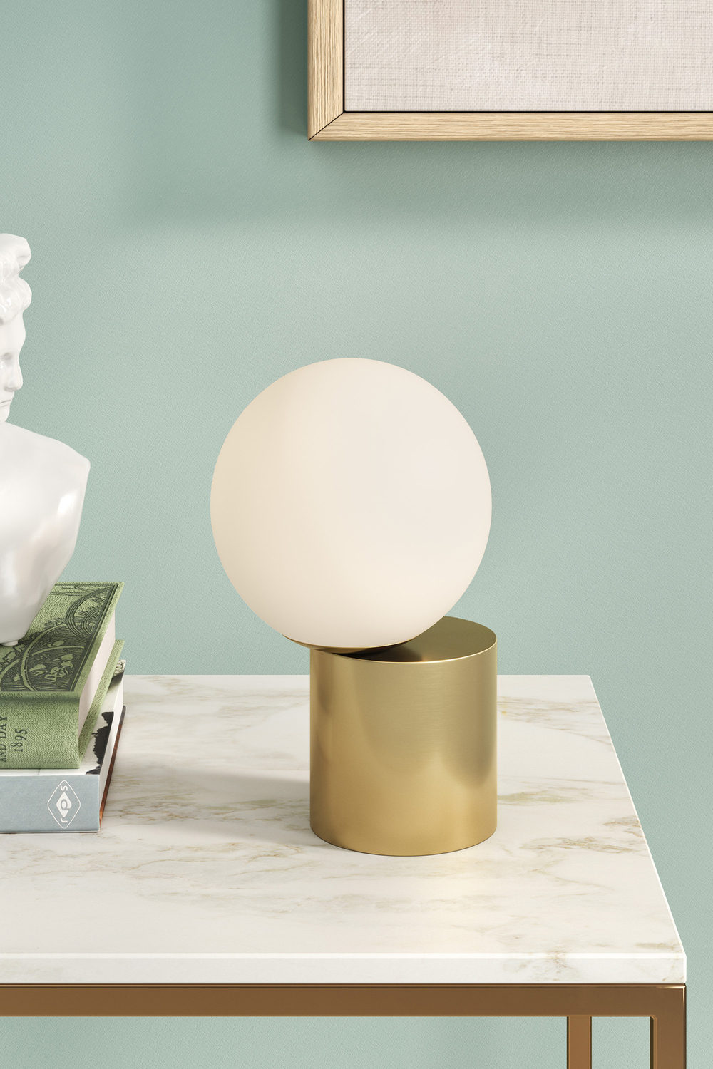 Maxim Opal Glass Touch Table Lamp