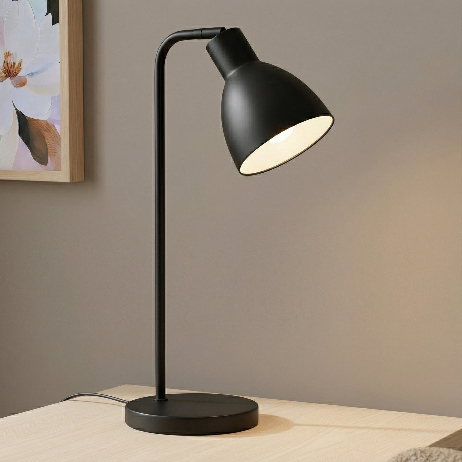 Pivot Iron Gooseneck Desk Lamp