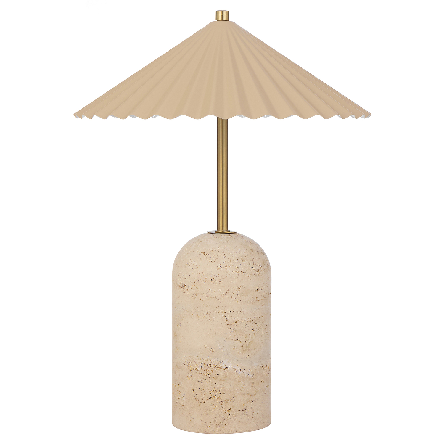 Thierry Travertine LED Table Lamp