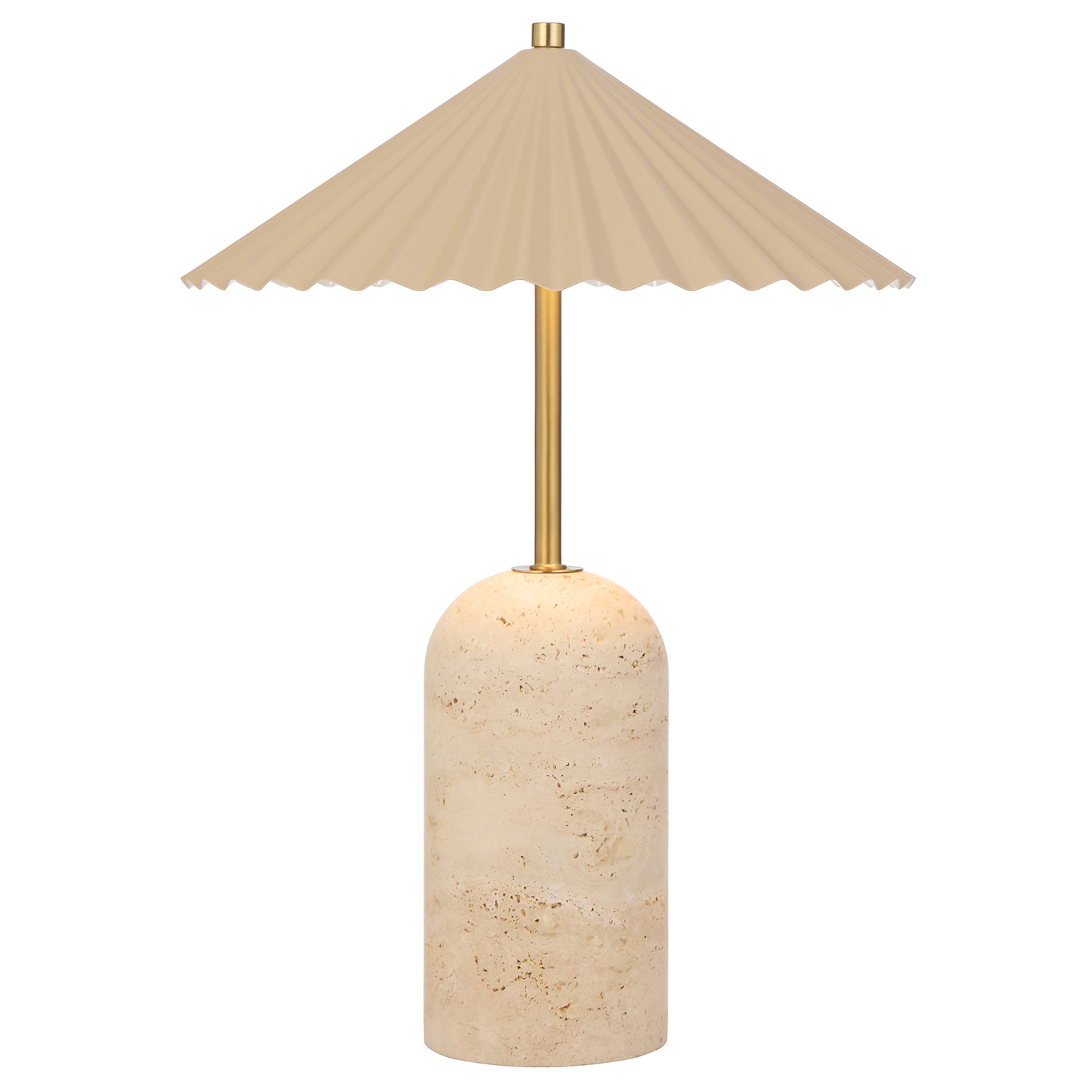 Thierry Travertine LED Table Lamp