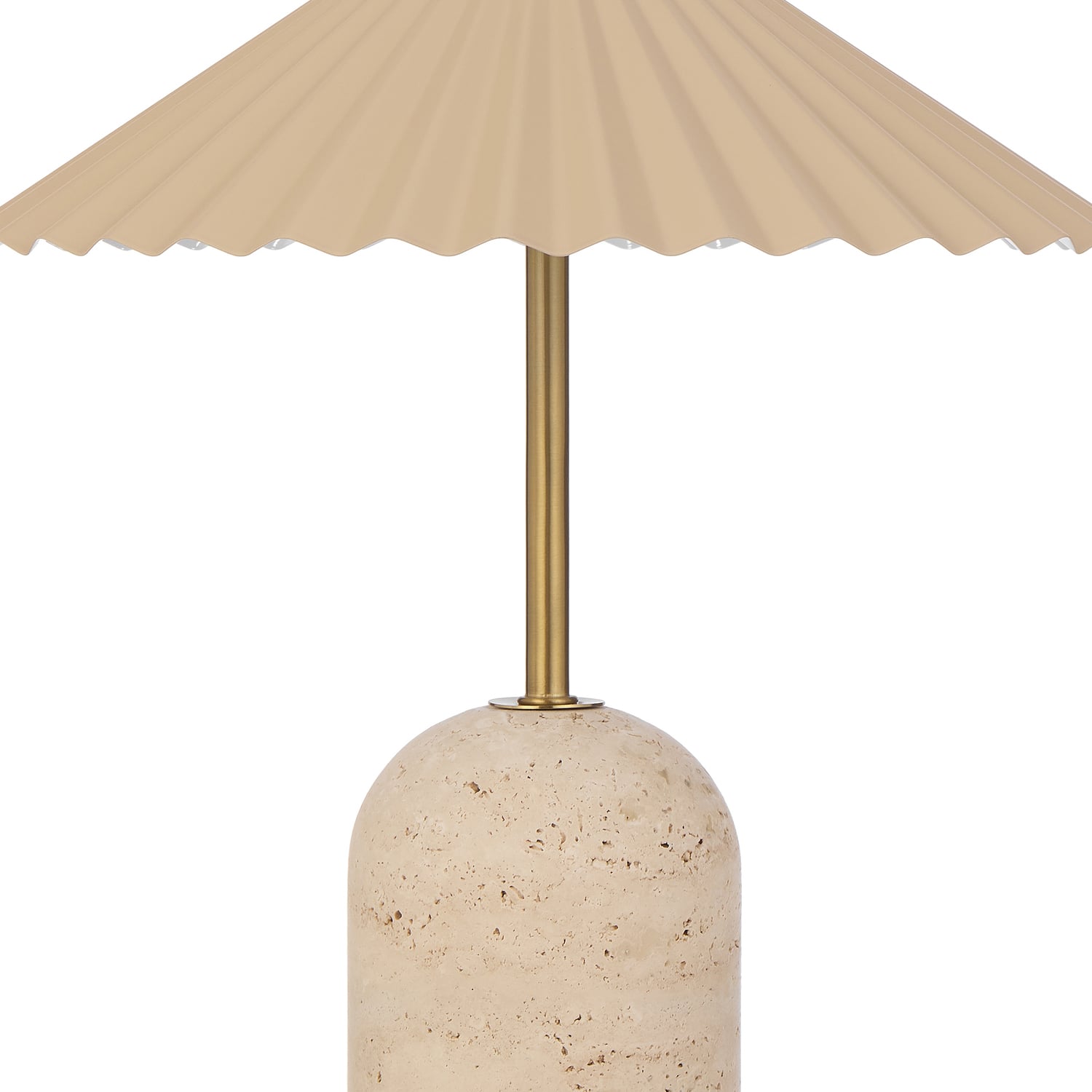 Thierry Travertine LED Table Lamp