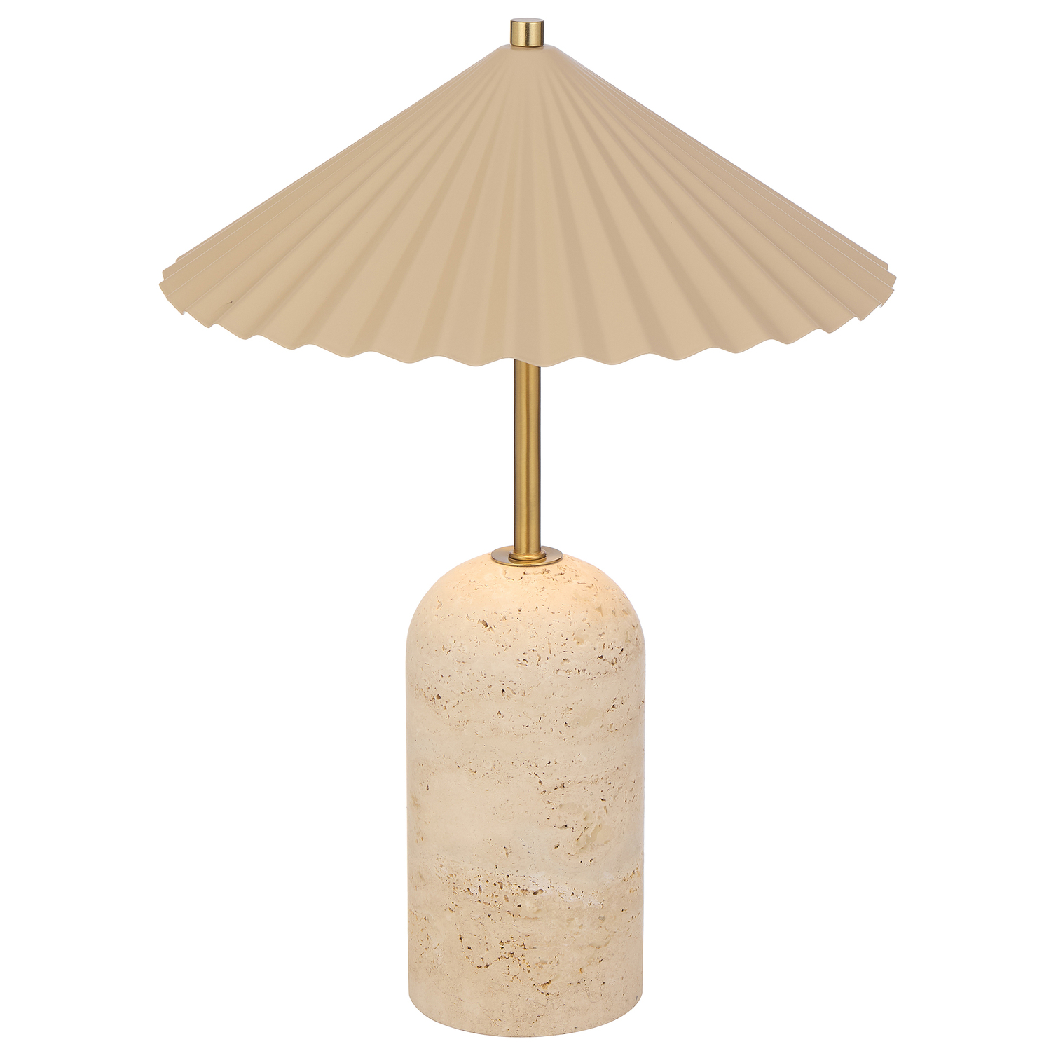 Thierry Travertine LED Table Lamp