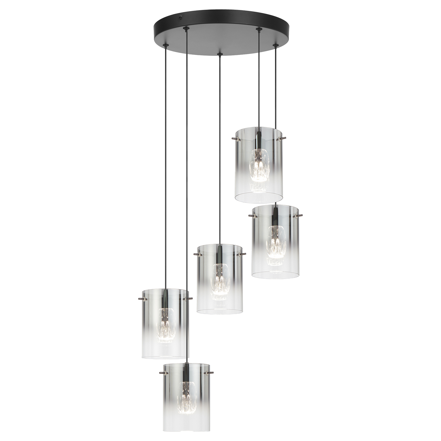 Ximena Glass LED 5 Light Pendant