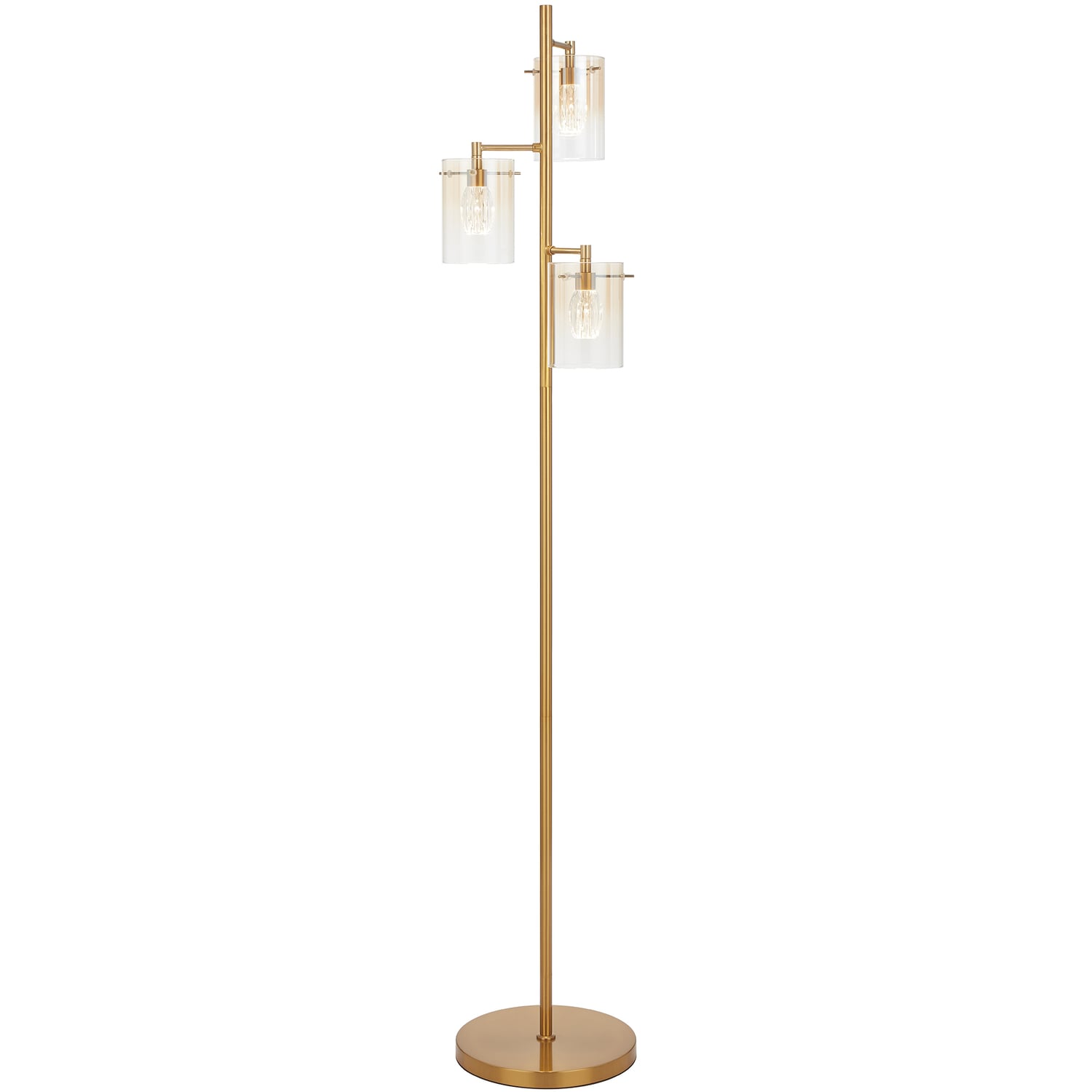 Ximena Iron LED 3 Light Floor Lamp
