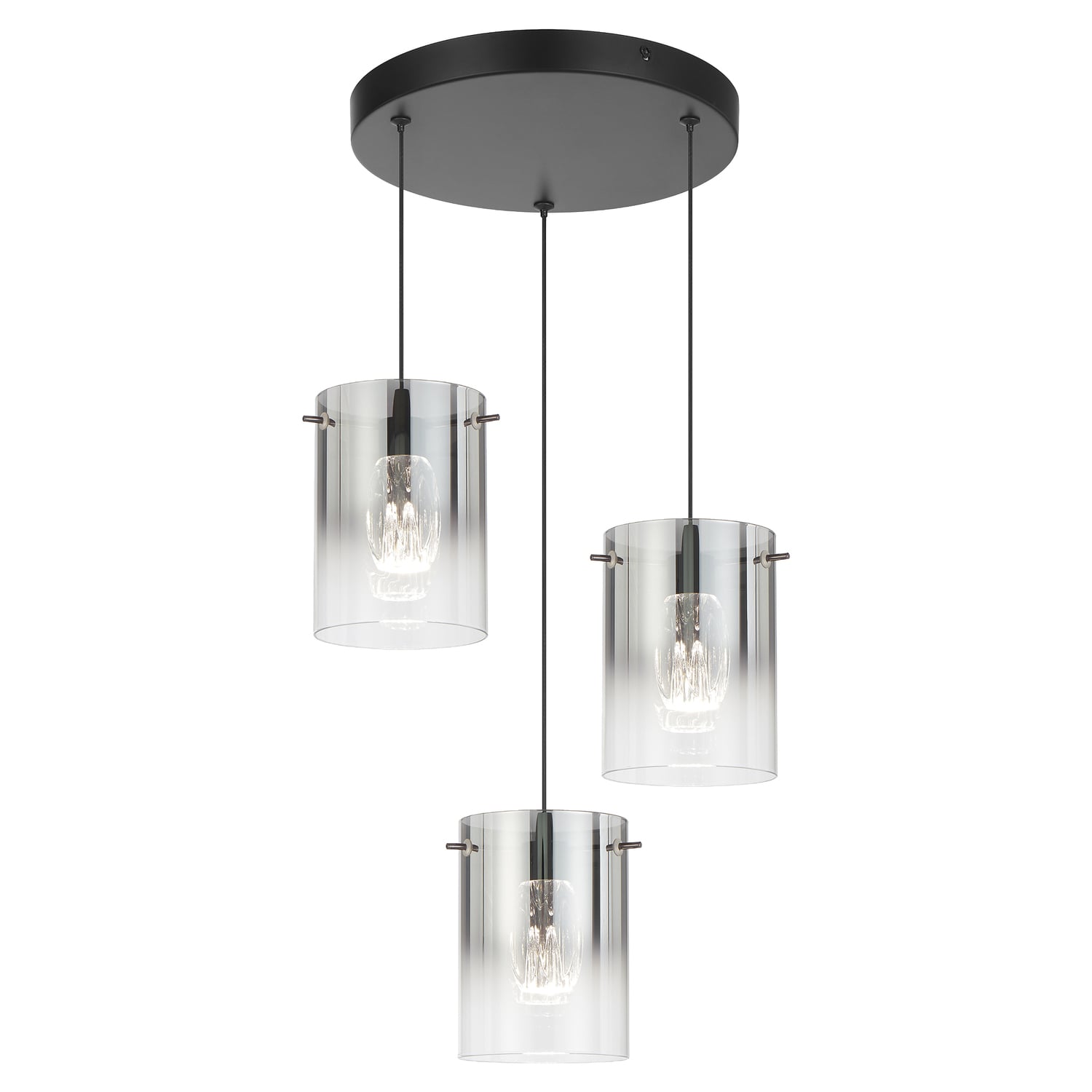 Ximena Glass LED 3 Light Pendant