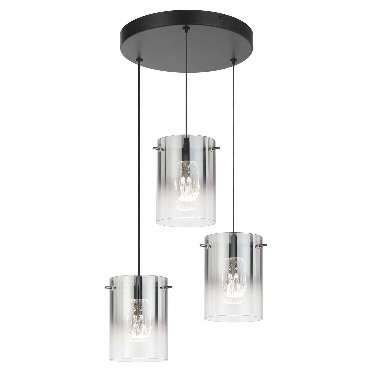 Ximena Glass LED 3 Light Pendant