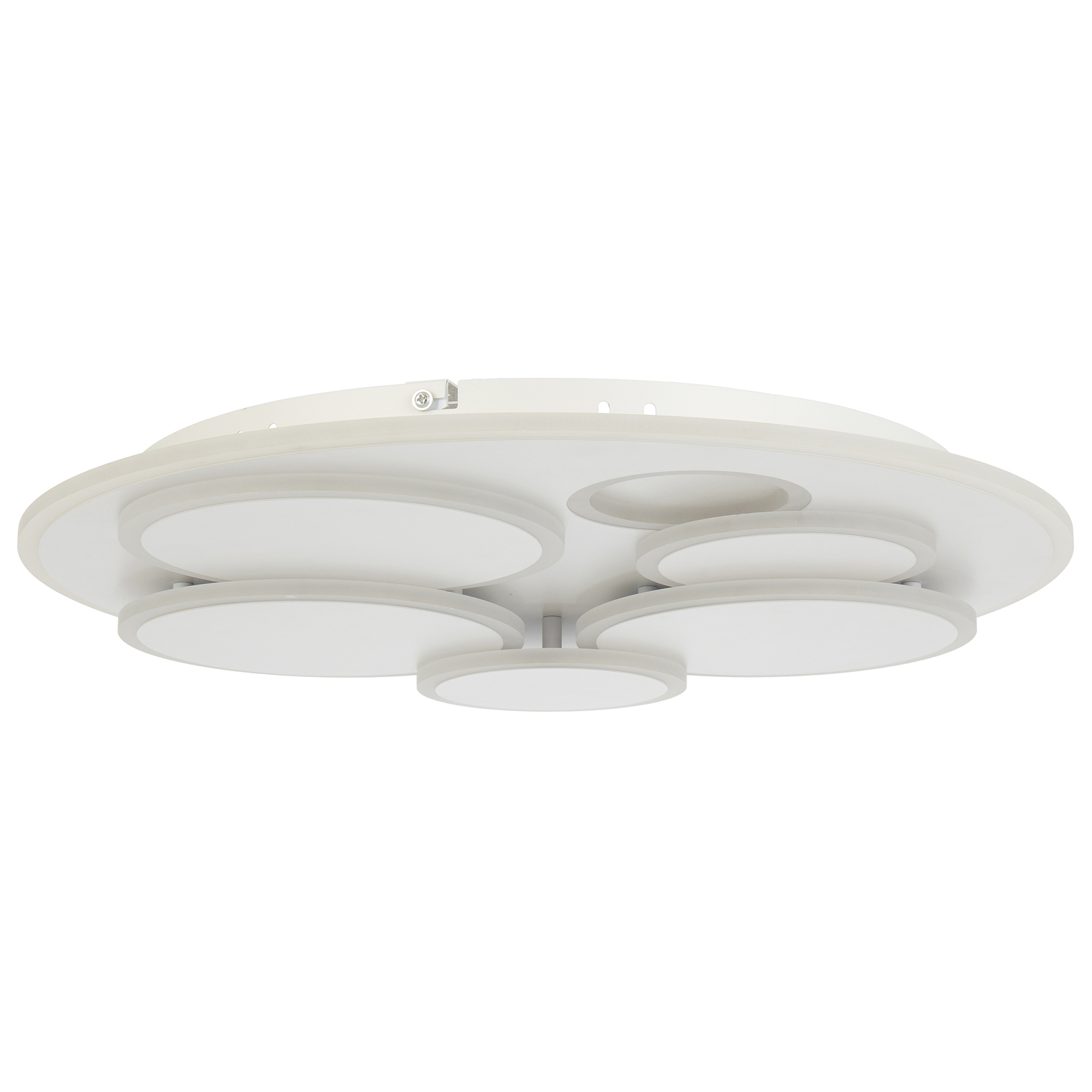 Bastien Acrylic Tri-Colour LED Flush Mount Ceiling Light