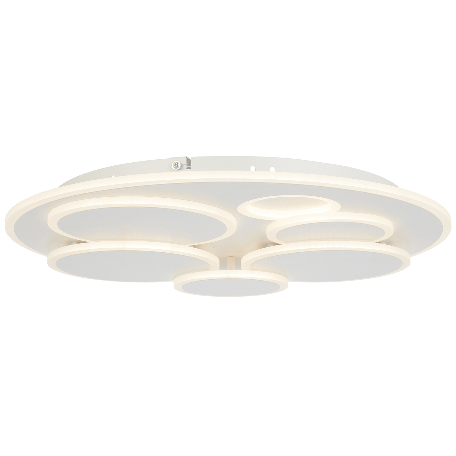Bastien Acrylic Tri-Colour LED Flush Mount Ceiling Light