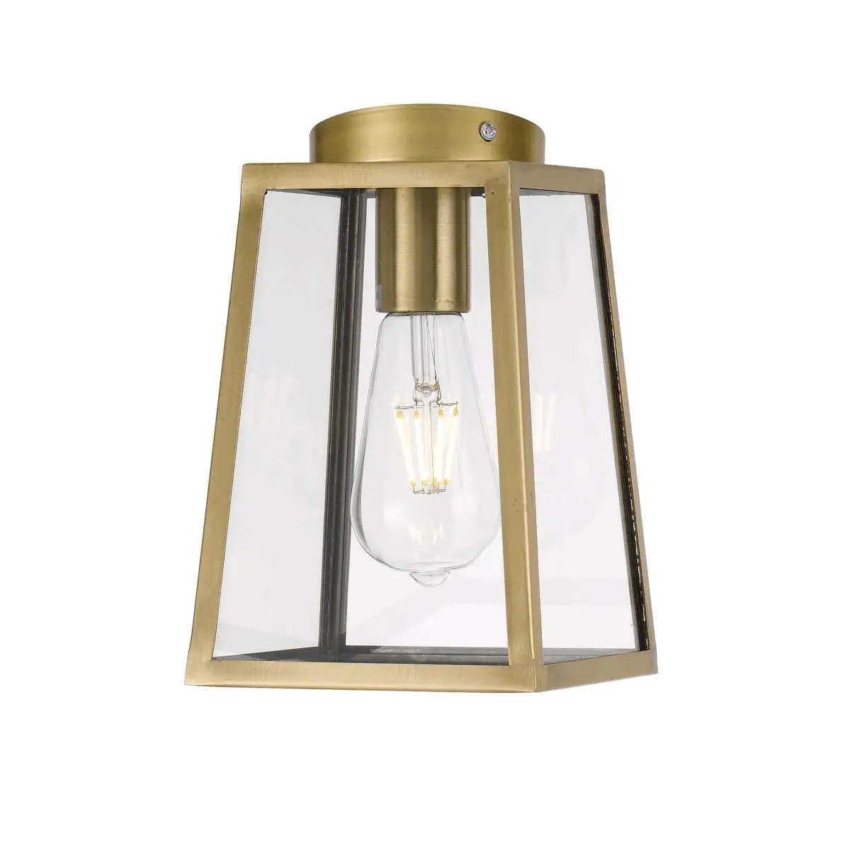 Scottsdale Small Brass 3-Way Exterior Pendant