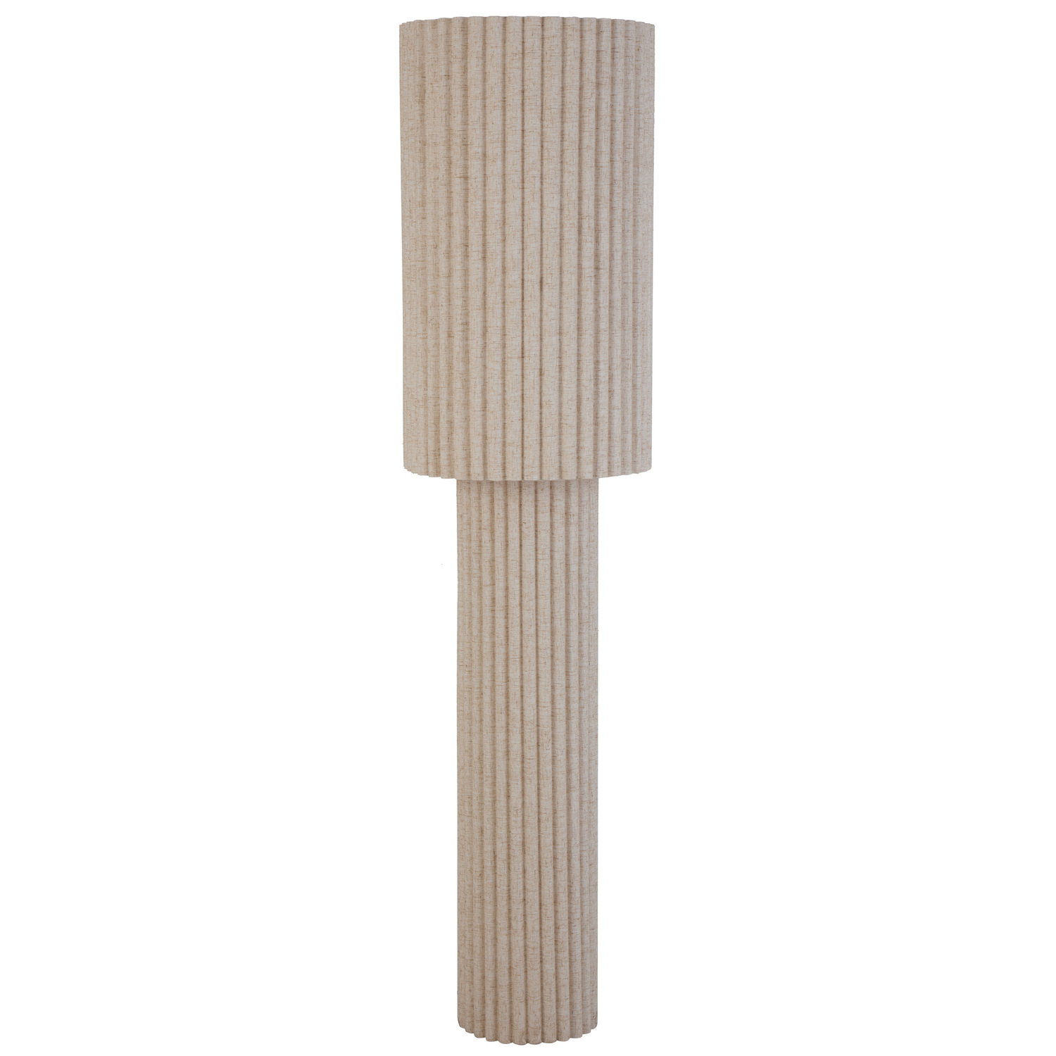 Imogen Iron & Fabric 2 Light Floor Lamp