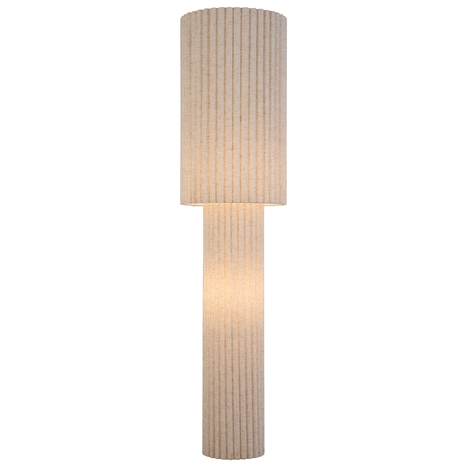 Imogen Iron & Fabric 2 Light Floor Lamp