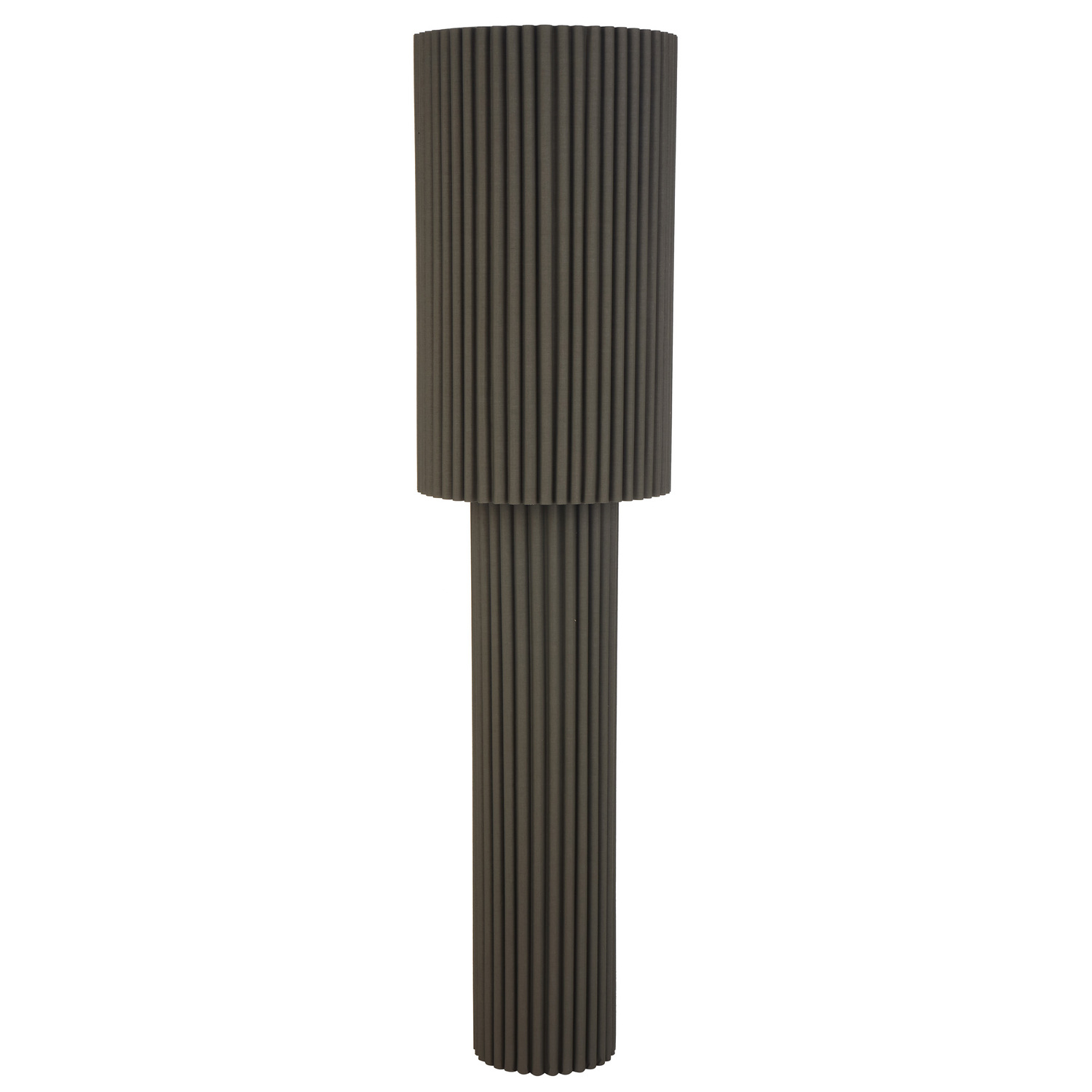 Imogen Iron & Fabric 2 Light Floor Lamp