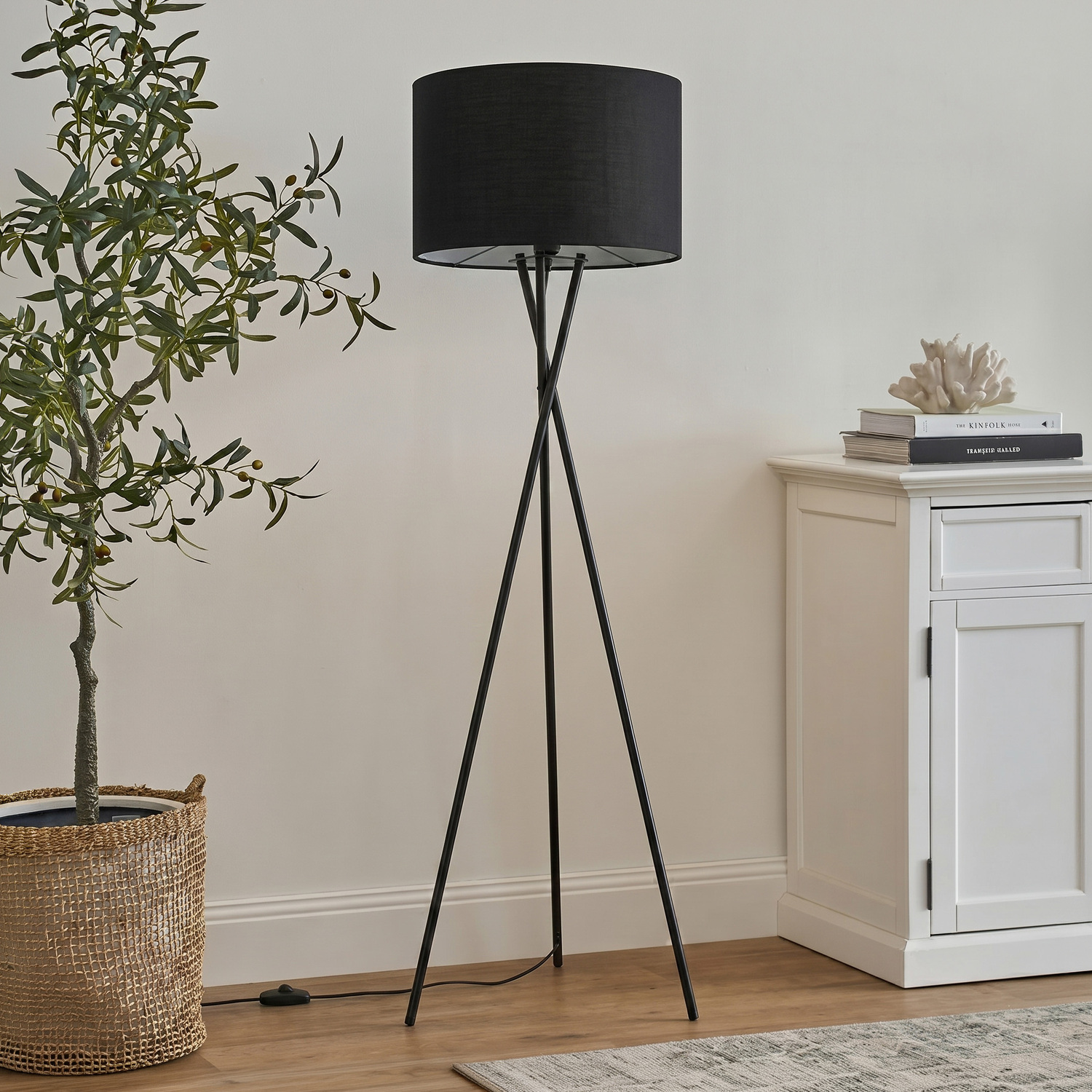 Kyta Metal Tripod Floor Lamp