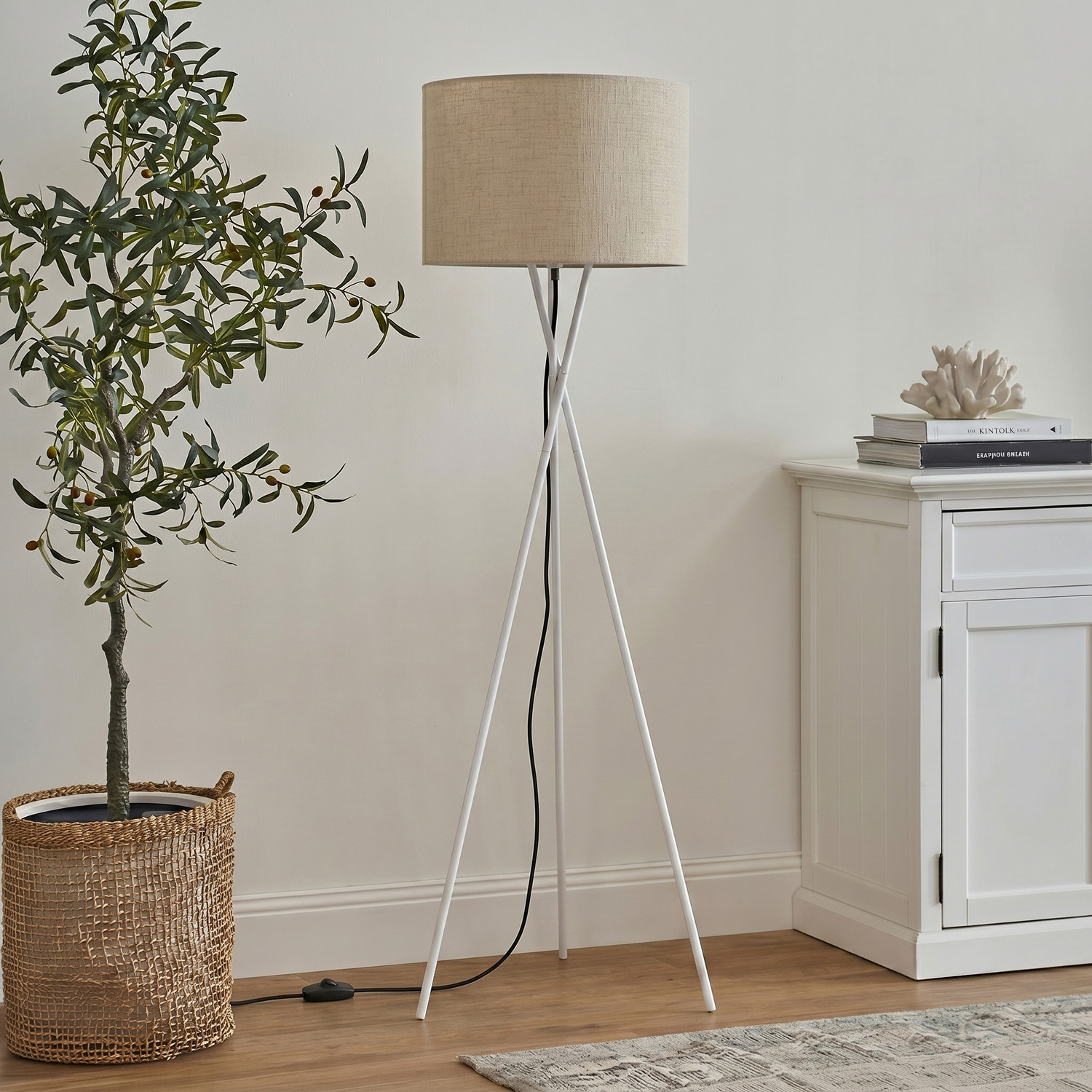 Kyta Metal Tripod Floor Lamp