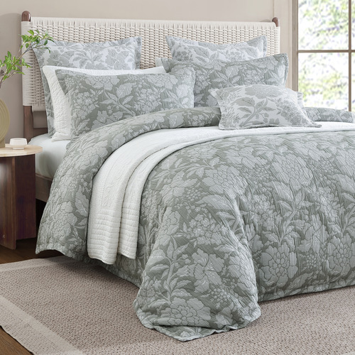 Julieta Yarn-Dyed Cotton Quilt Cover Set