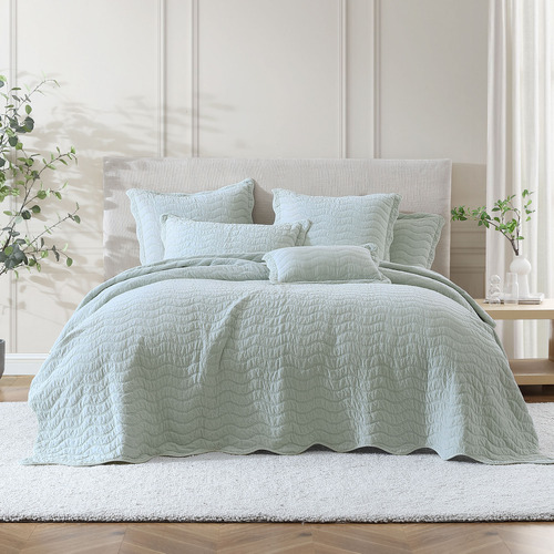 Indiana Quilted Velvet Queen/King Coverlet