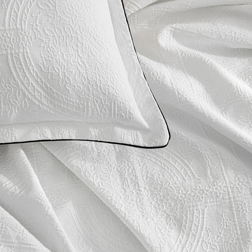 Catalina Matelasse Cotton Jacquard Quilt Cover Set