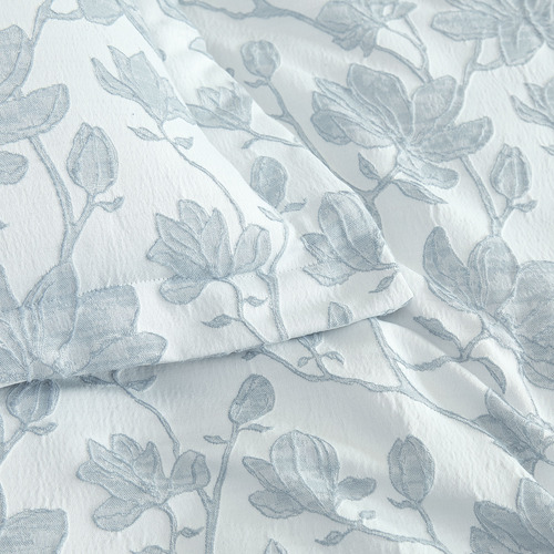 Bloom Yarn-Dyed Polycotton Jacquard Quilt Cover Set