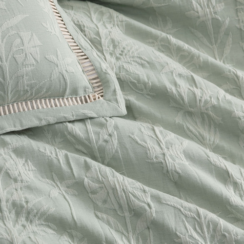 Florence Matelasse Cotton Jacquard Quilt Cover Set