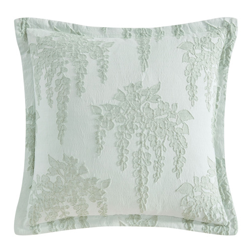Wisteria Yarn-Dyed Polycotton Jacquard Cushion