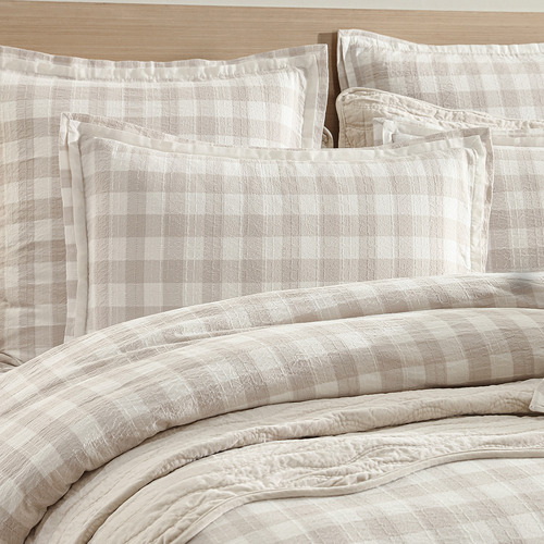 Stone Waverley Quilt Cover Set
