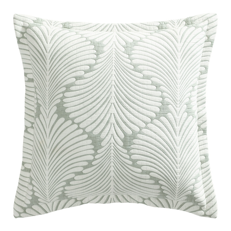 Monsera Jacquard Cushion