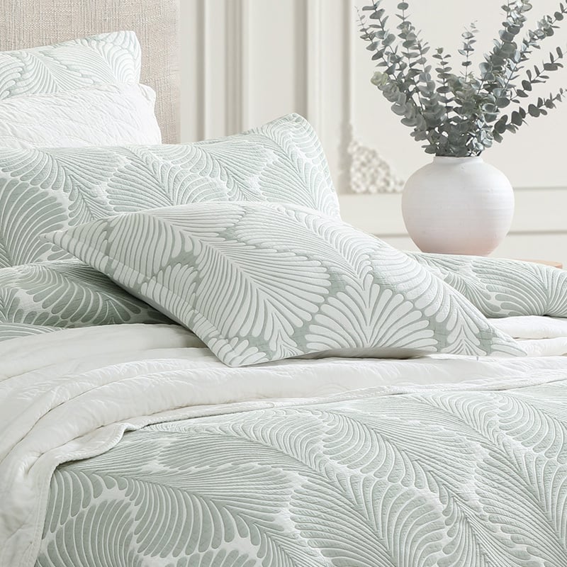 Monsera Jacquard Cushion