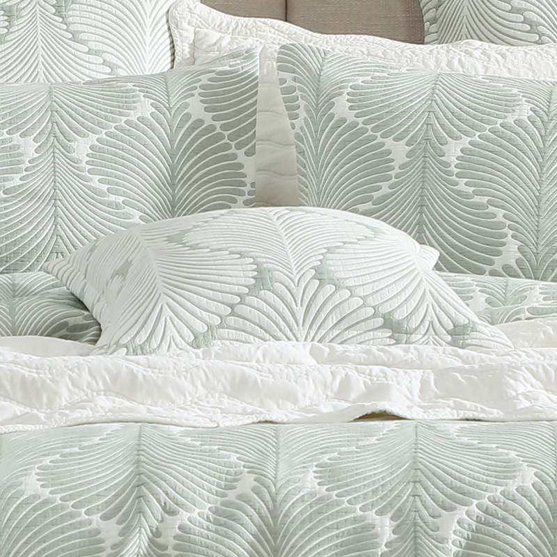 Monsera Jacquard Cushion