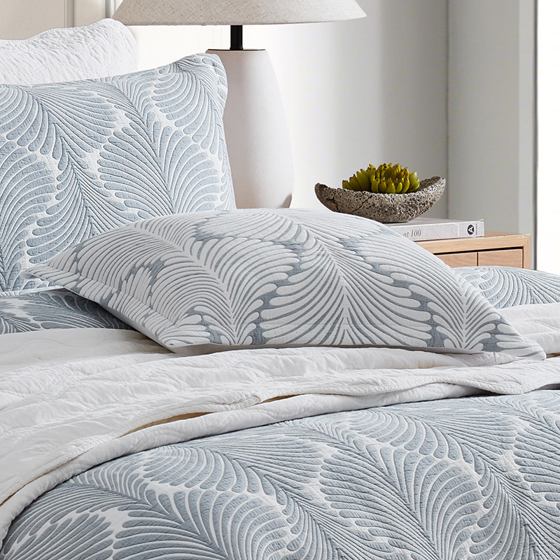 Monsera Jacquard Cushion