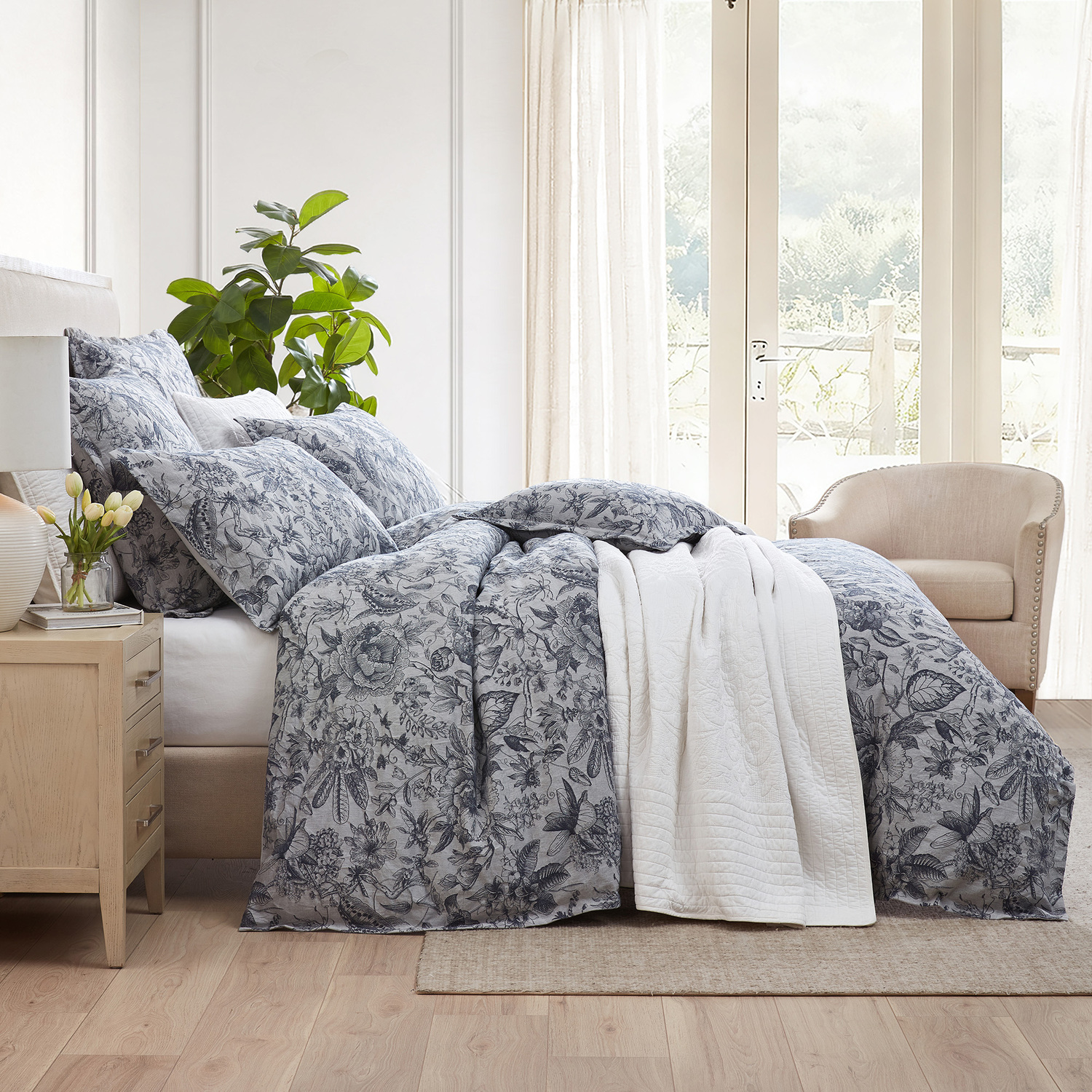 Paloma Jacquard Quilt Cover Set
