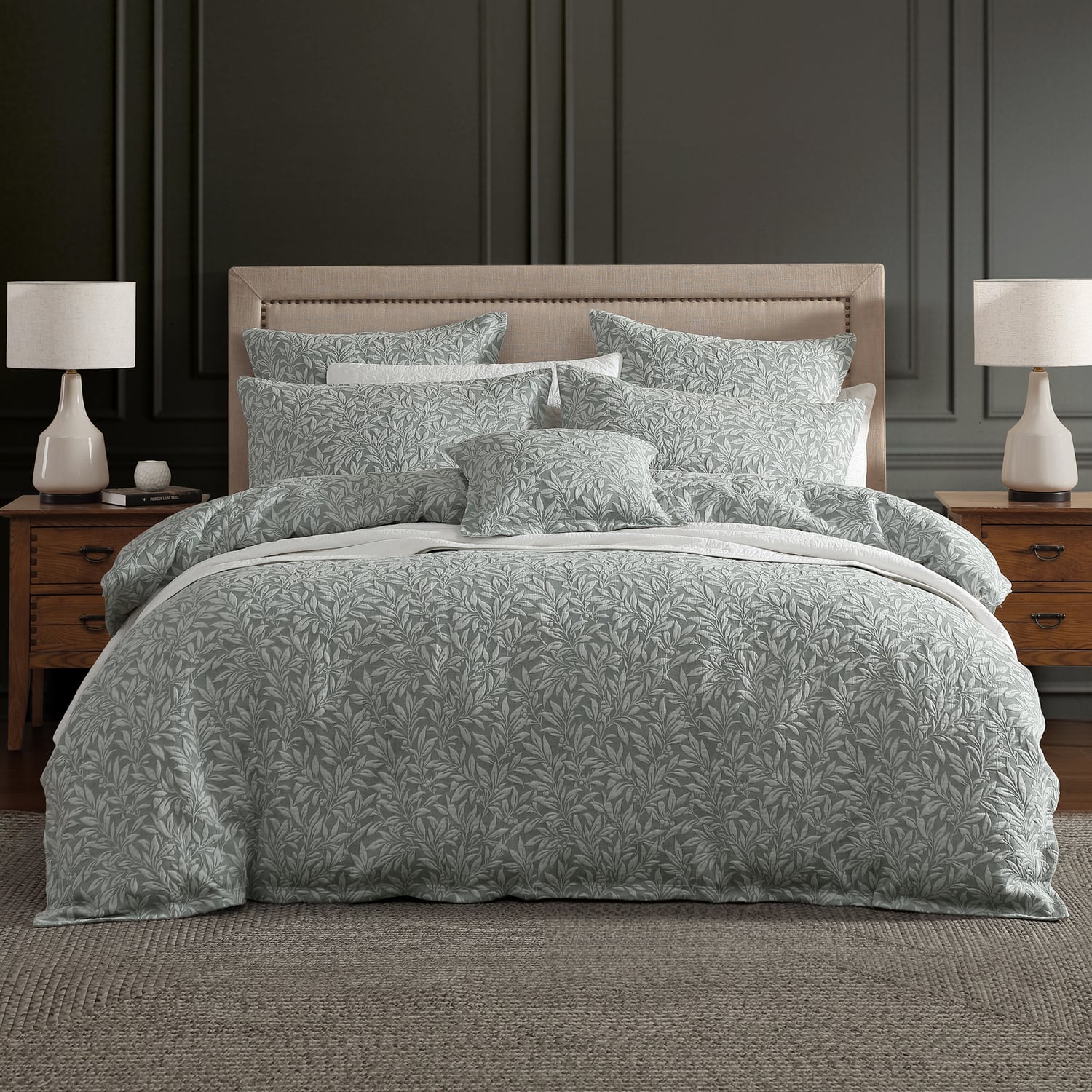 Gwyneth Cotton Jacquard Quilt Cover Set