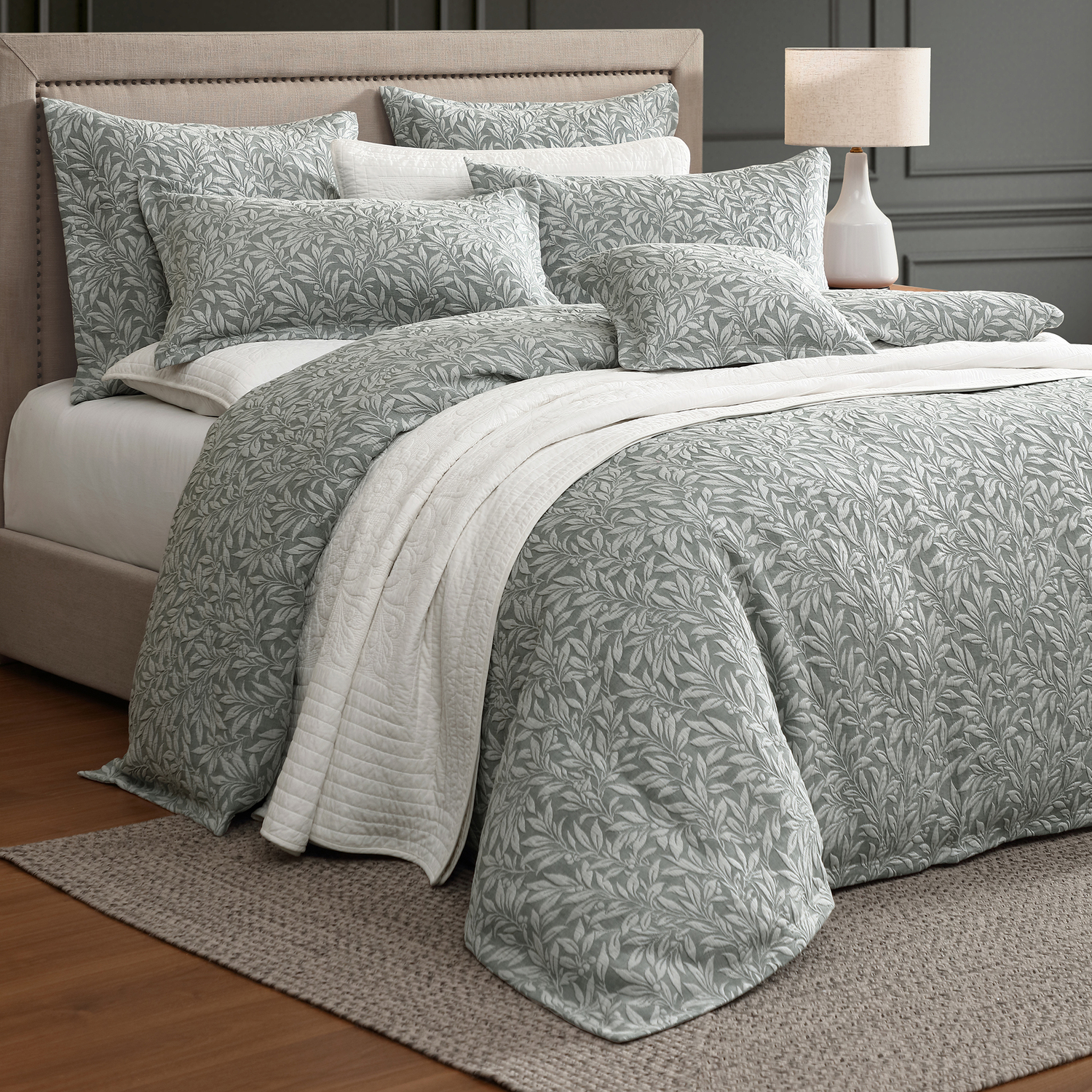 Gwyneth Cotton Jacquard Quilt Cover Set
