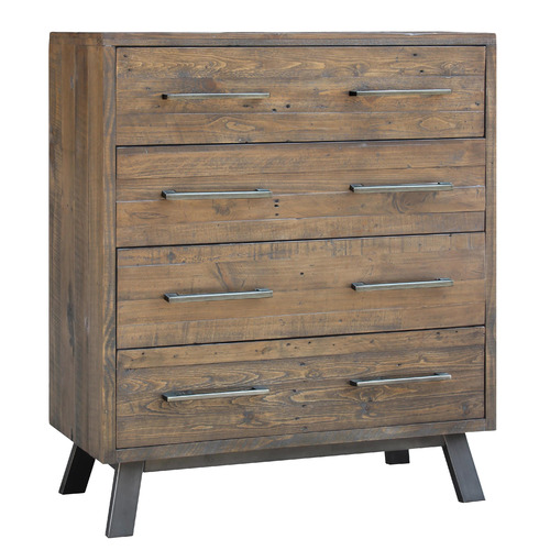 Hawthorne Home Wareen Pine Wood Tallboy | Temple & Webster