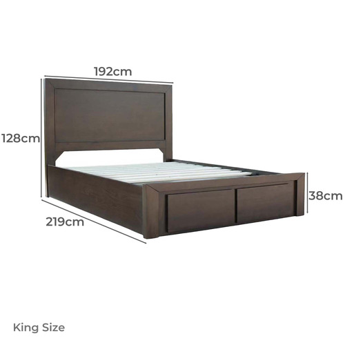 Romero Upholstered Bed with Drawers