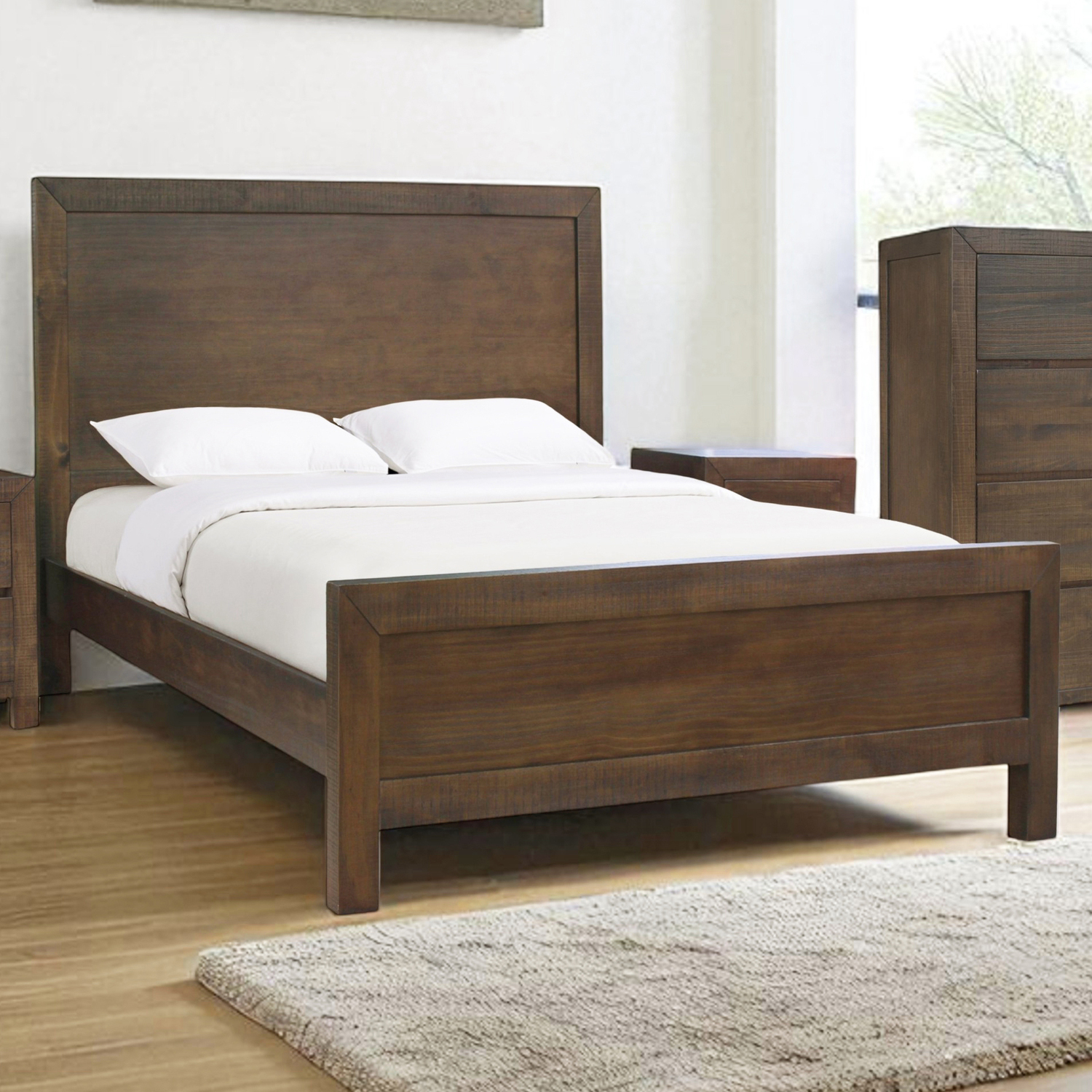 Oliver Pine Wood Bed