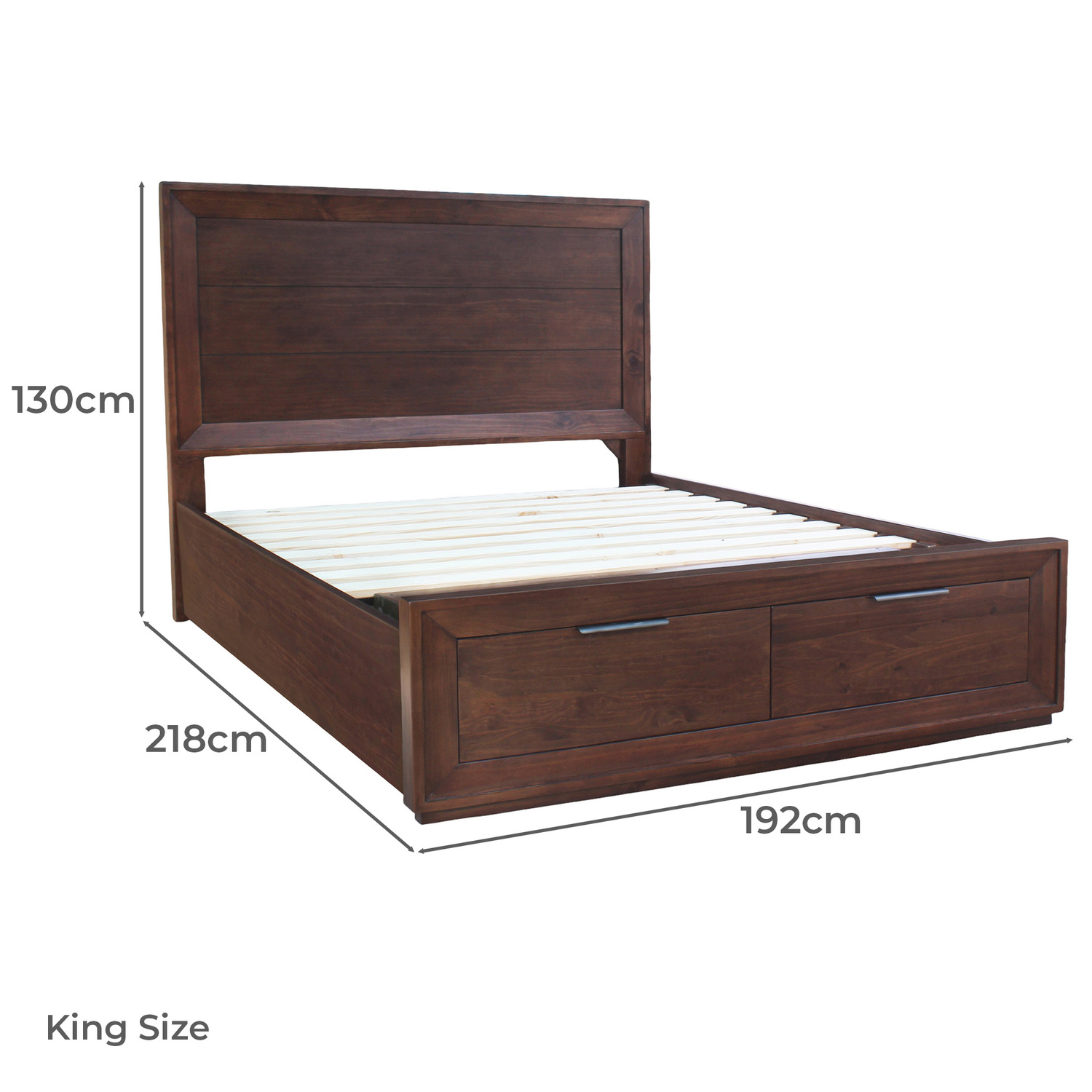 Denham Bed with Storage Drawers