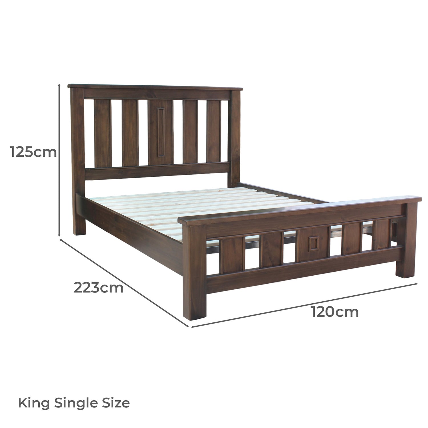 Classico Pine Wood Bed