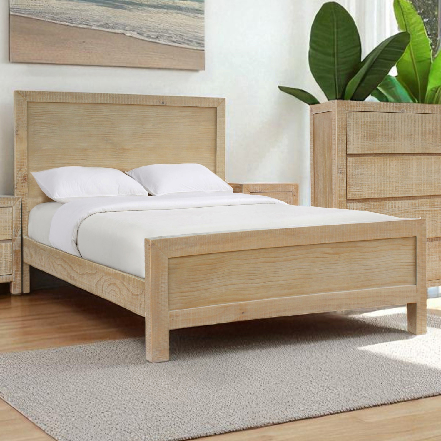 Lucas Pine Wood Bed
