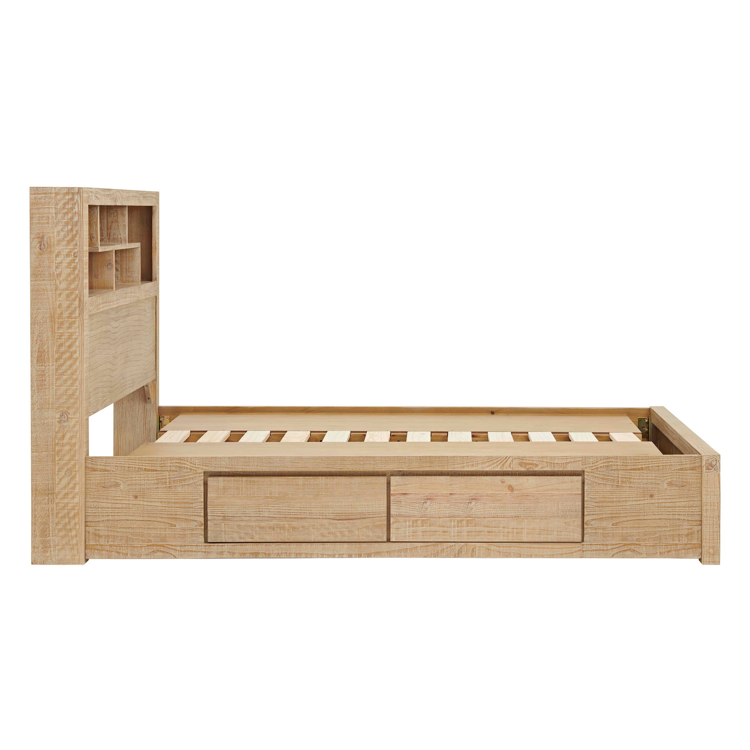 Oliver Bookcase Bed with 4 Drawers