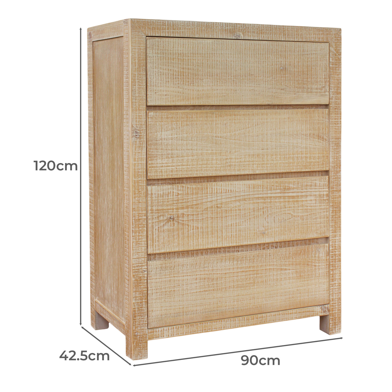 Oliver 4 Drawer Chest