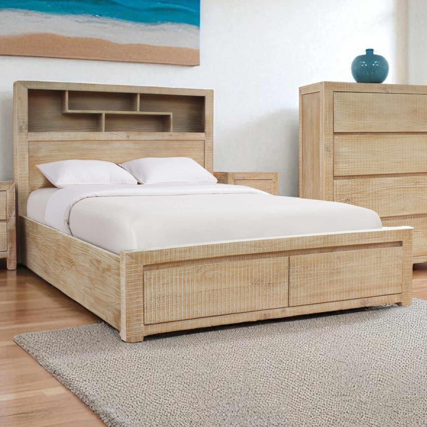 Oliver Bookcase Bed with Storage Drawers