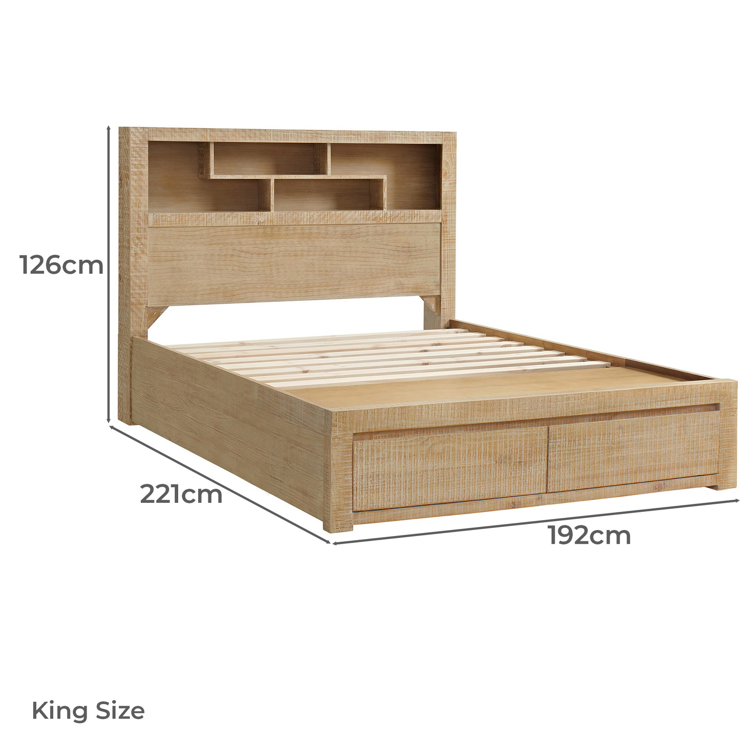 Oliver Bookcase Bed with Storage Drawers